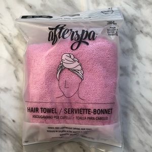 Afterspa Hair Towel Wrap in Pink, OS